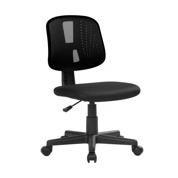 foto del prodotto archimede seattle operativa sedia, tessuto, nero nero, l 43 x p 49 x h 81 93