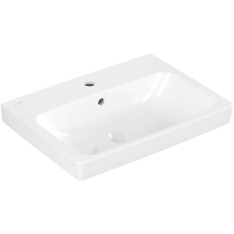foto del prodotto architectura lavabo 60x45 cm, con troppopieno, foro per rubinetto, bianco alpino 4a876001 villeroy boch