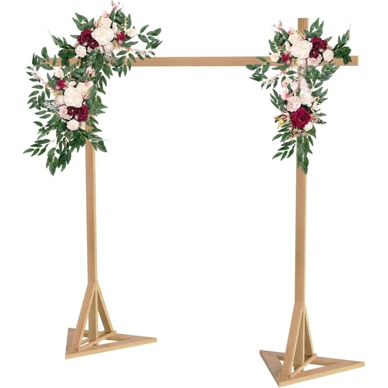 foto del prodotto arco decorativo boda cuadrado madera para fiestas ceremonia cumplea os decoraciones 3m x 3m unho
