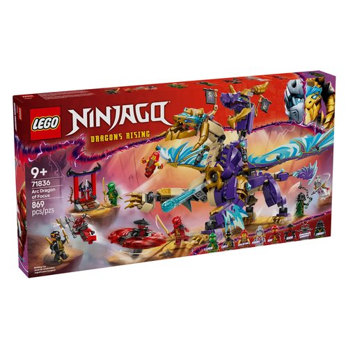 foto del prodotto arco dragone della concentrazione lego 71836 ninjago