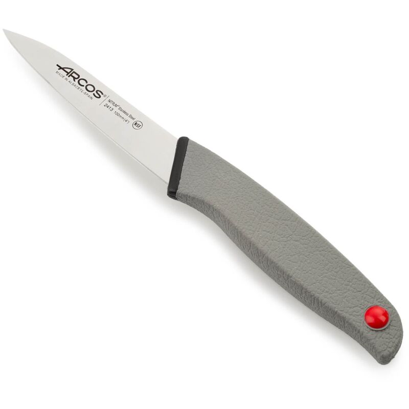 foto del prodotto arcos coltello coltello serie colour prof 241300 in acciaio inox nitrum e manico in polipropilene con lama da 100mm