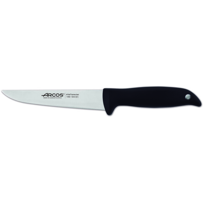 foto del prodotto arcos coltello da cucina minorca 145300 in acciaio inox nitrum e mango polipropilene con lama 15 cm in confezione blister