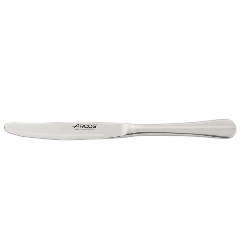 foto del prodotto arcos coltello da tavola burdeaux coltello da tavola perlato con punta arrotondata. monoblocco in un unico pezzo.
