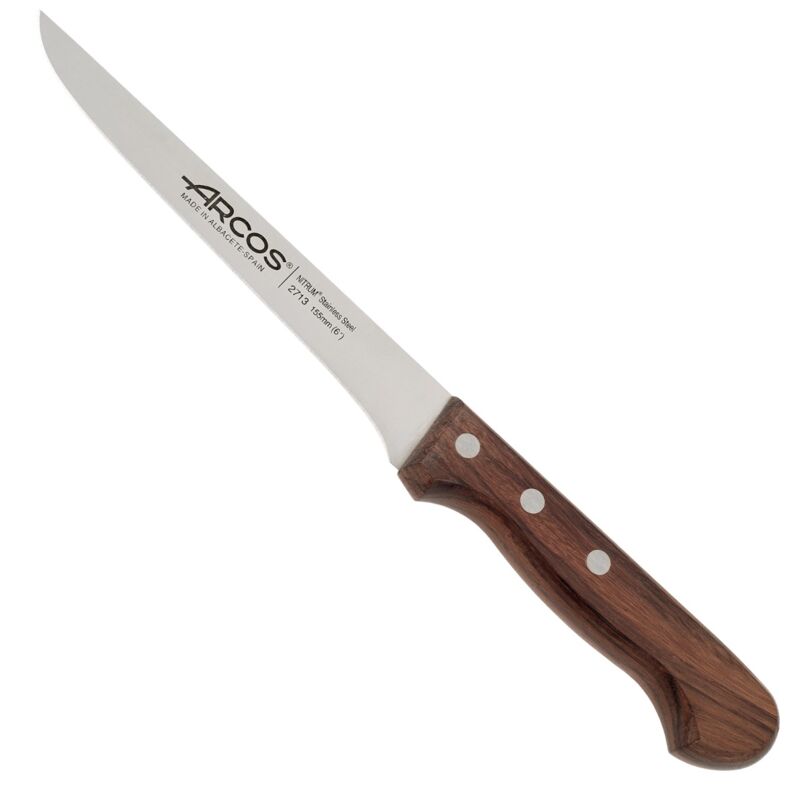 foto del prodotto arcos coltello debuttante atlantico coltello a lama sottile con curvatura caratteristica e bordo liscio. perfetto per rimuovere le ossa dalla