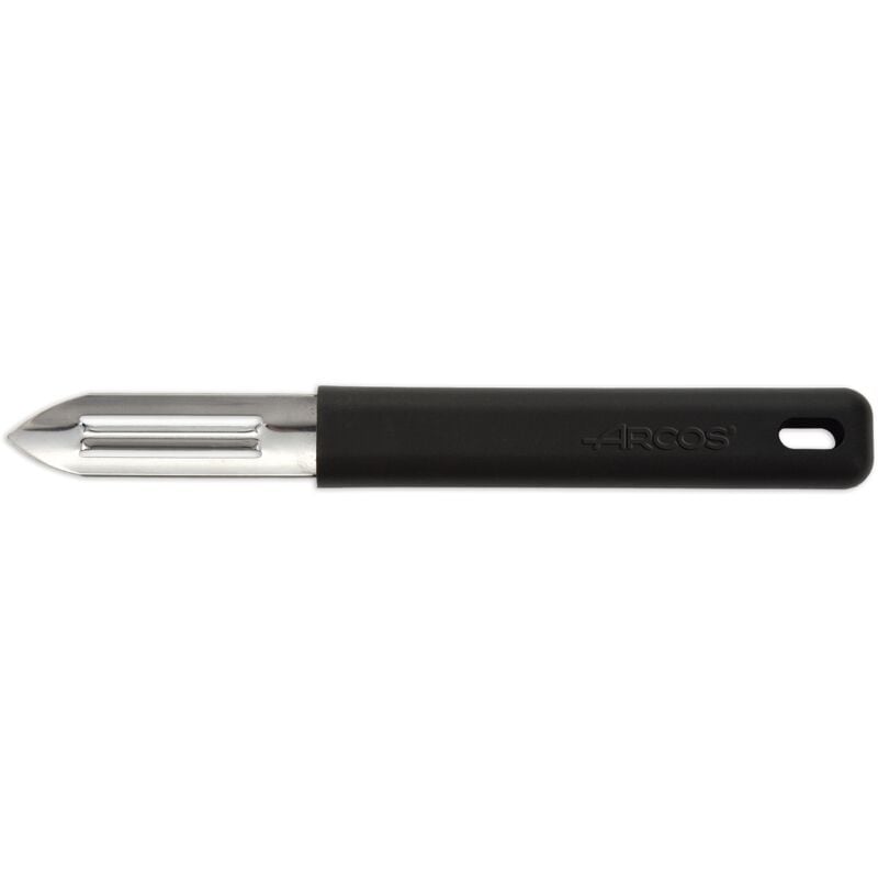 foto del prodotto arcos coltello pelapatate mondador 612100 con lama in acciaio inox e mango polipropilene 60 mm con display di copertura