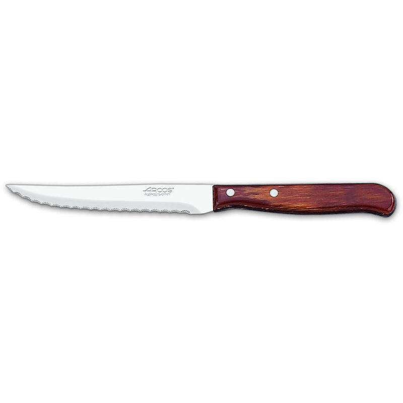 foto del prodotto arcos coltello per lonza latina 100400 in acciaio inox nitrum e mango legno compresso con lama 10,5 cm in scatola