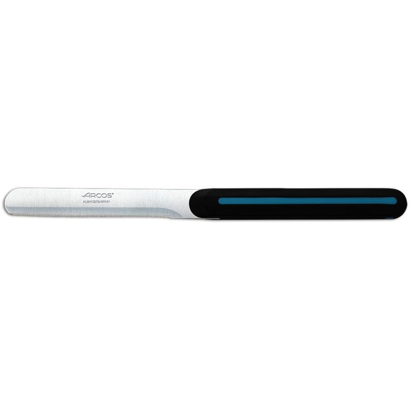 foto del prodotto arcos coltello tavolo perla 373632 pezzo unico in acciaio inox nitrum, mango polipropilene e 10 cm lama in scatola