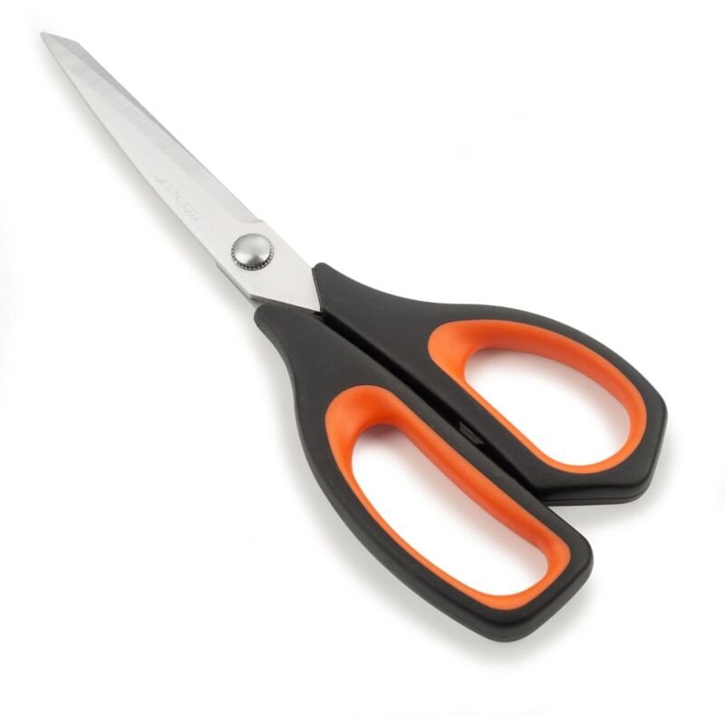 foto del prodotto arcos forbici da cucina 185701 in acciaio inox e mango polipropilene elastomero 240 mm in blister pack
