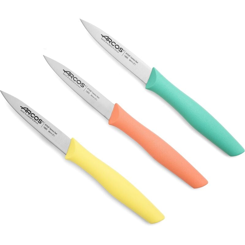 foto del prodotto arcos nova set coltelli da cucina nitrum acciaio inox manico in vari colori
