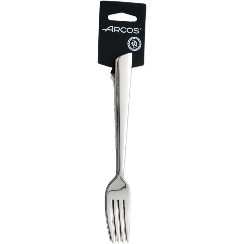 foto del prodotto arcos set forchette da tavolo toscana 574700 monoblocco di un pezzo di acciaio inox 18 10, di 3 pezzi e foglia di 20 cm in esposizione