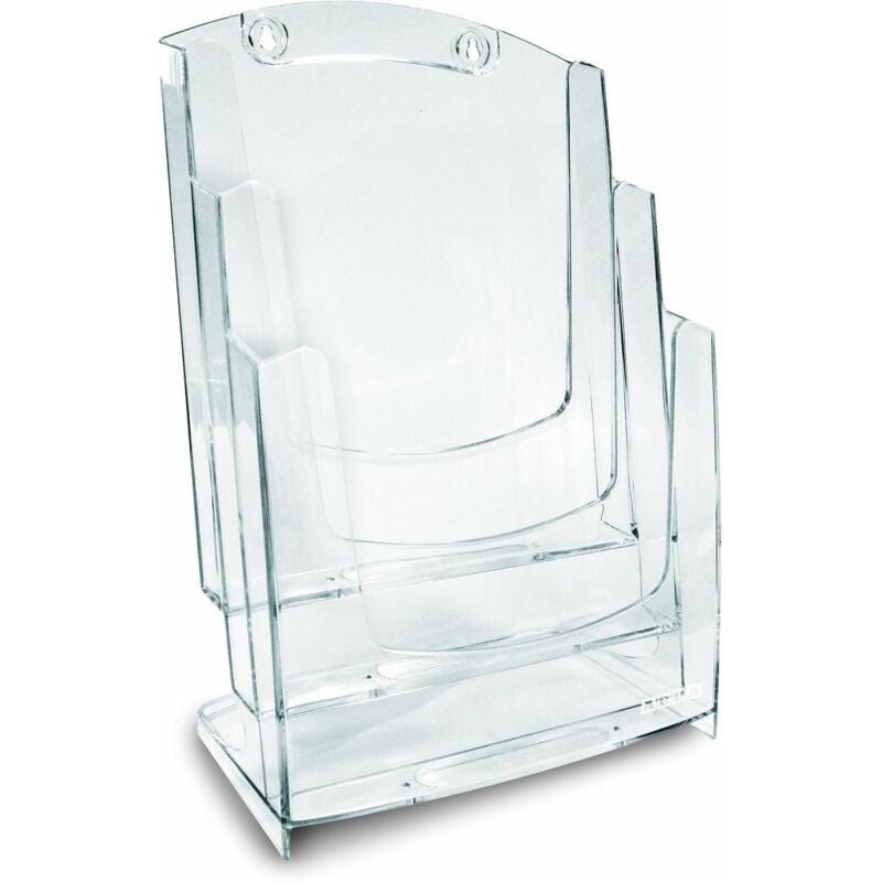 foto del prodotto arda 70a43 portariviste 3 ripiani trasparente