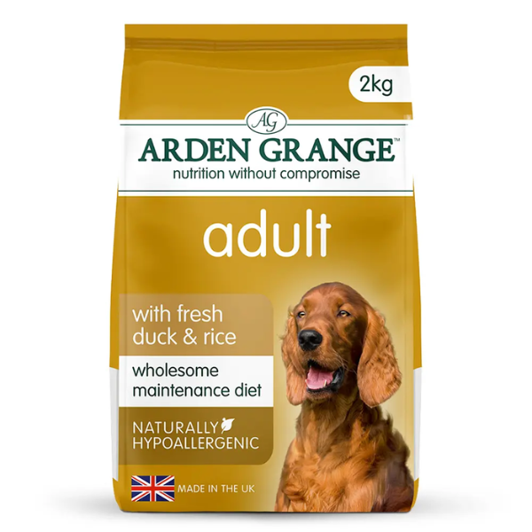 foto del prodotto arden grange hypoallergenic dog adult all breeds anatra e riso 2 kg 1 ordine scegli lo sconto bzr5 bzr20 200 punti fedelt 