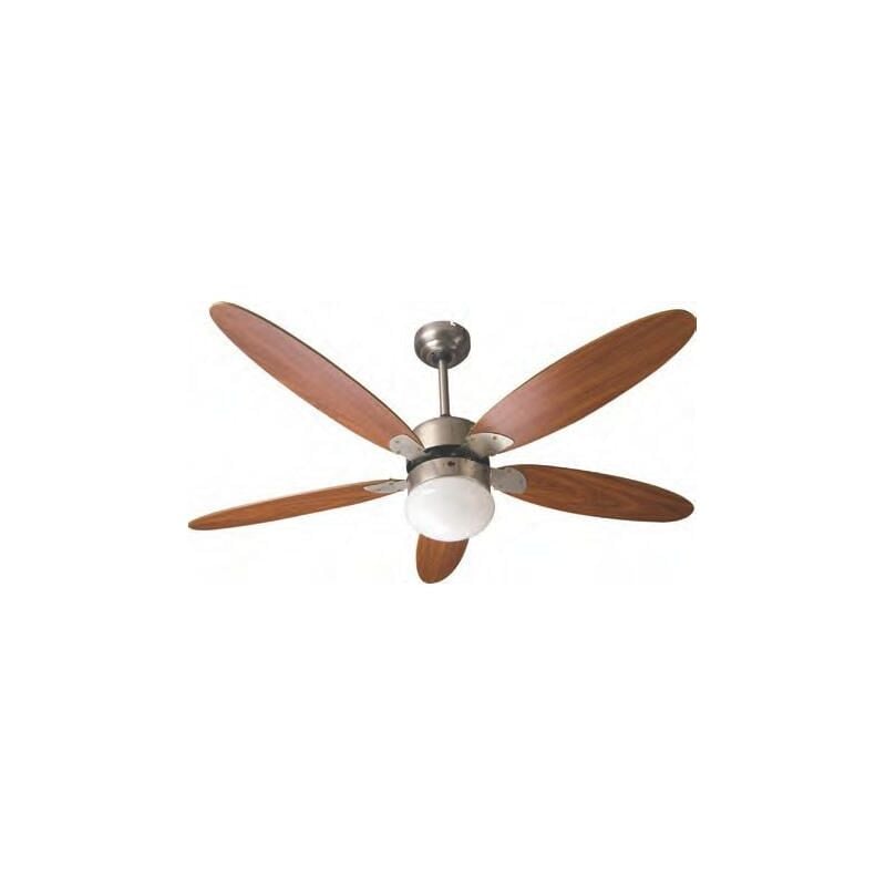 foto del prodotto ardes ar5a130wr ventilatore da soffitto 1 luce 5 pale legno