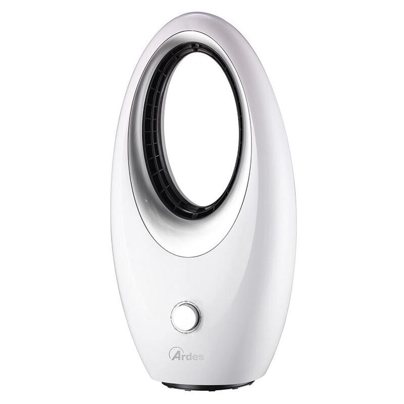 foto del prodotto ardes ar5bl1m ventilatore senza pale muna bladeless m oscillante e con 3 velocita' argento bianco