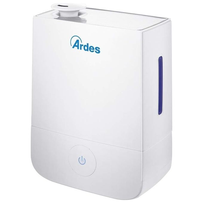 foto del prodotto ardes ar8u10 nebulo umidificatore a ultrasuoni, capacita' 4 l, per ambienti fino a 60 m , autonomia 12 ore, 3 livelli di vapore, spegnimento automatico, bianco-grigio