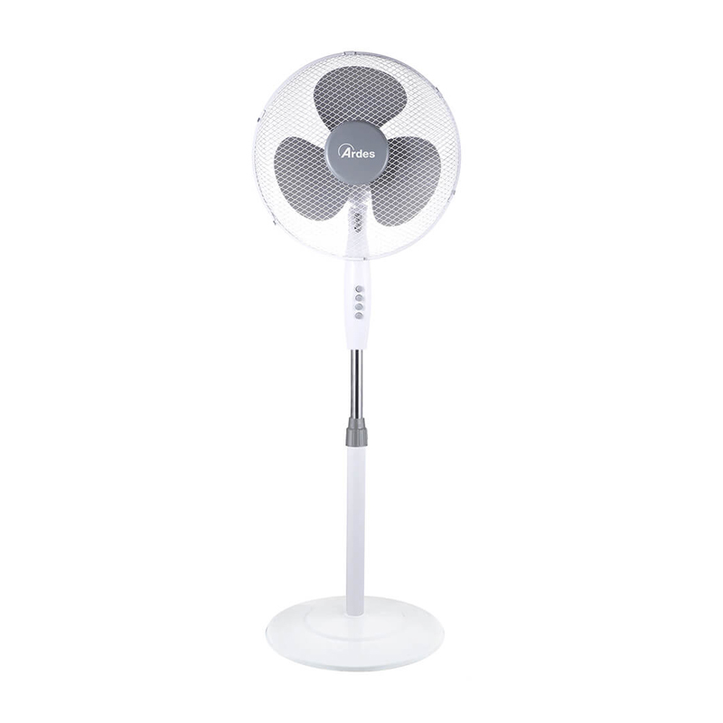 foto del prodotto ardes brisa ar5br41pb ventilatore a piantana con pala colorata 40cm, 40w 3 velocita bianco