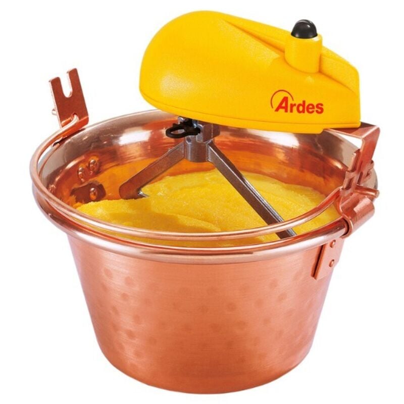 foto del prodotto ardes - paiolo elettrico in rame 26 cm per polenta e marmellate