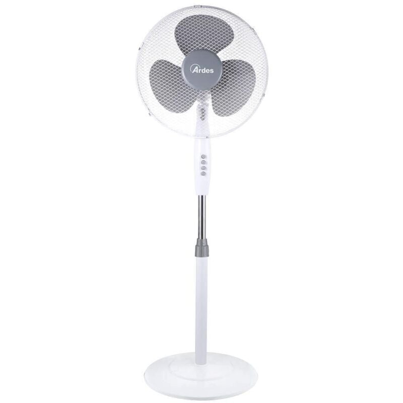 foto del prodotto ardes - ventilatore ar5br40pb a piantare 3 velocita' 40w bianco