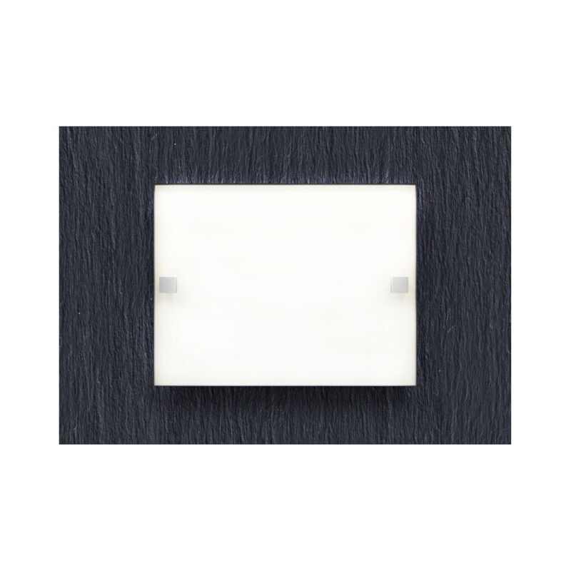 foto del prodotto ardesia applique, 1xe27, max 42w, pietra ardesia, vetro, 35x20cm lumicom