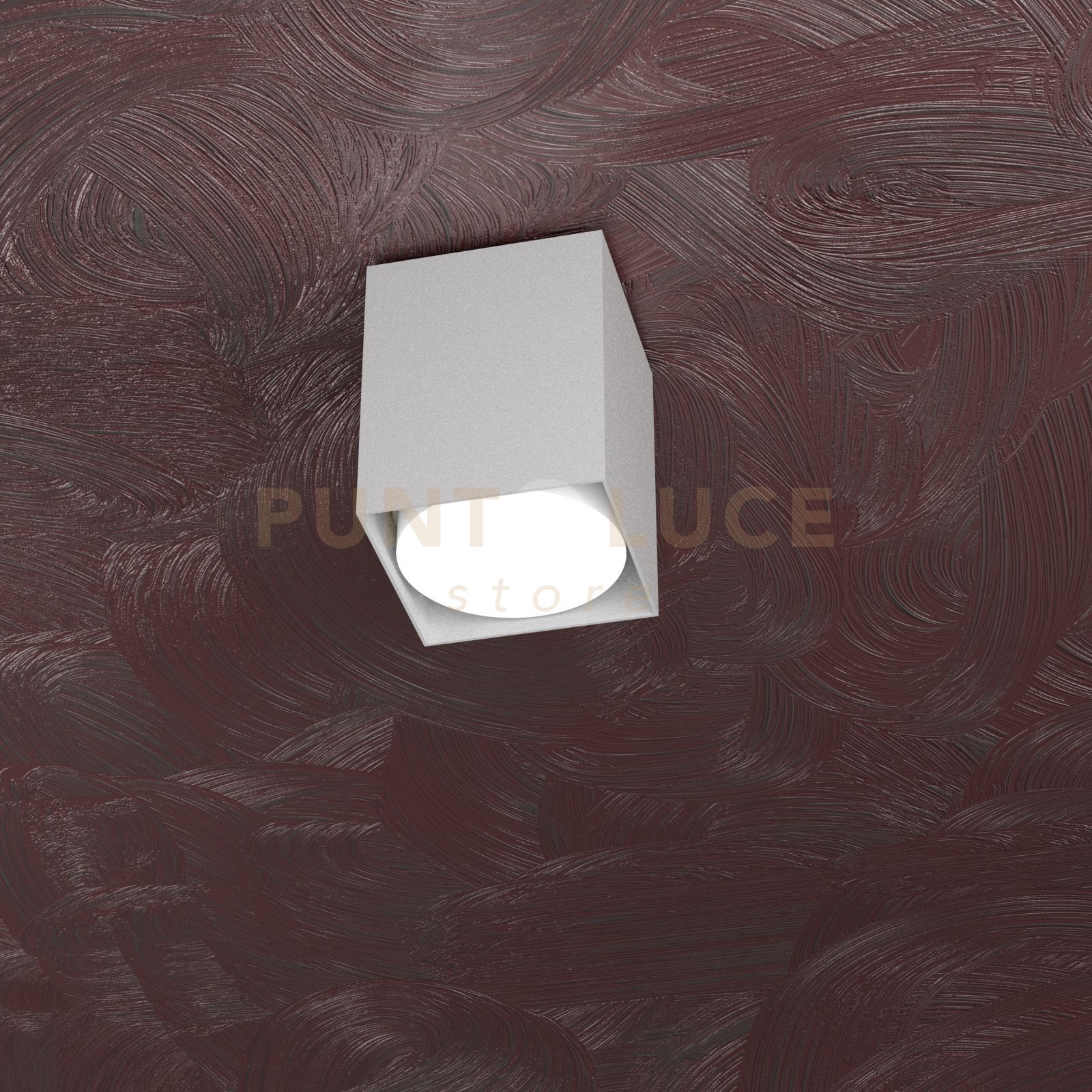 foto del prodotto area plafoniera tubo h.10 1 luce grigio 1127 pl10 gr