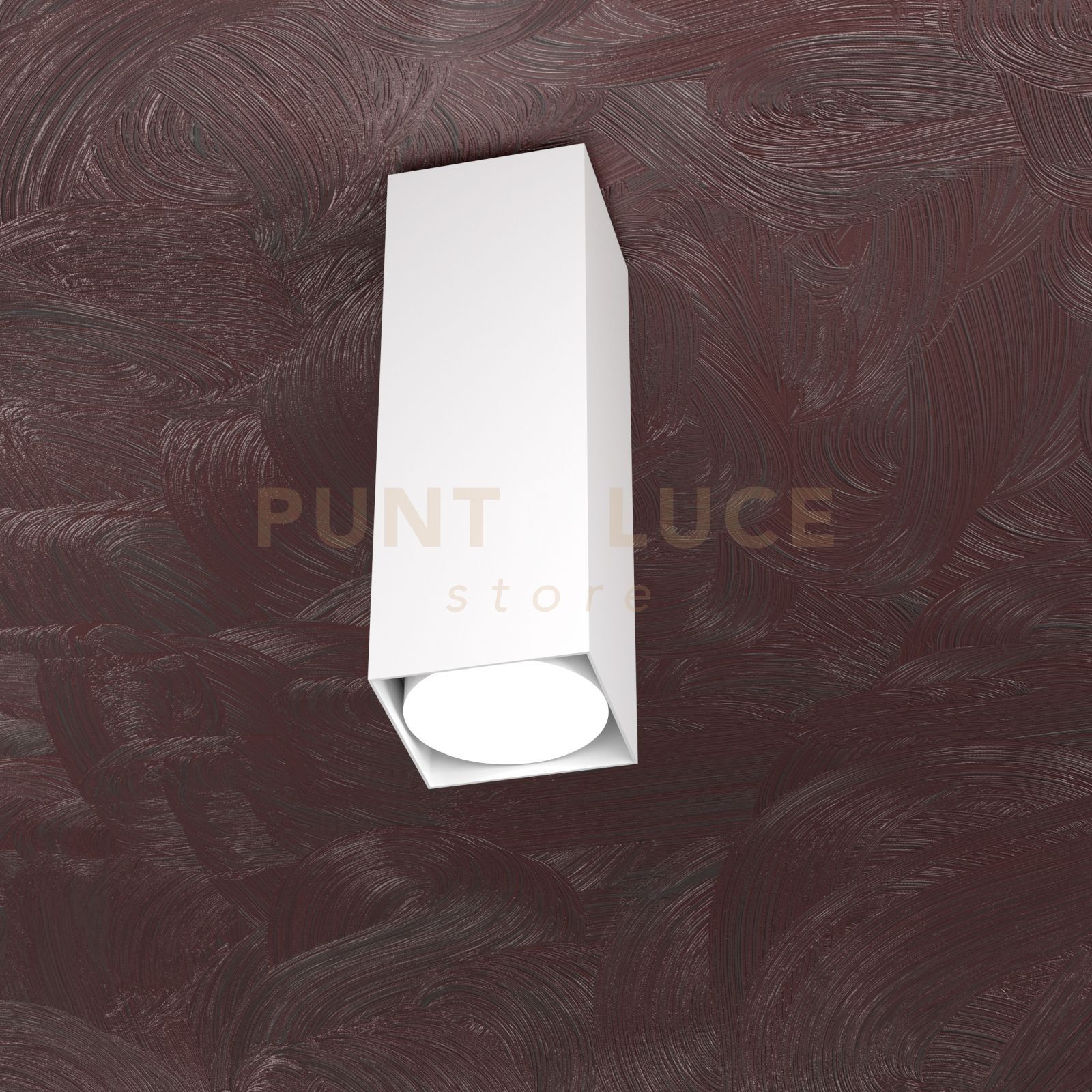 foto del prodotto area plafoniera tubo h.25 1 luce bianco 1127 pl25 bi