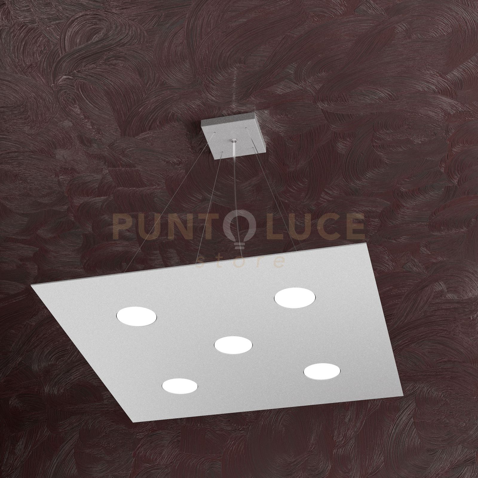 foto del prodotto area sospensione 5 luci grigio 1127 s5 gr