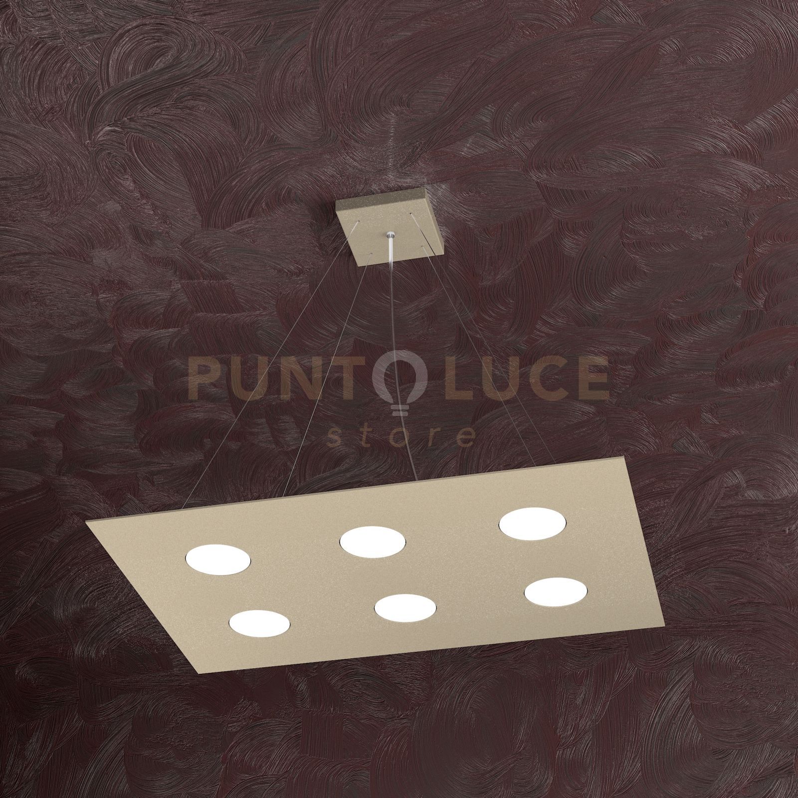 foto del prodotto area sospensione 6 luci sabbia 1127 s6 r sa