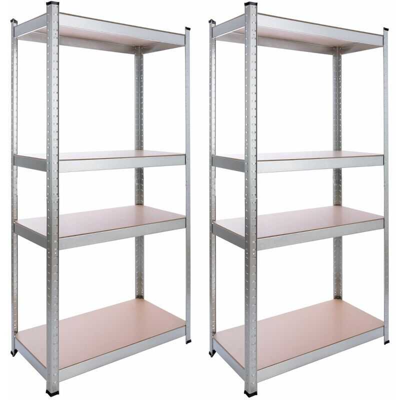 foto del prodotto arebos 2 x scaffale resistente scaffalature da officina scaffalature per cantina