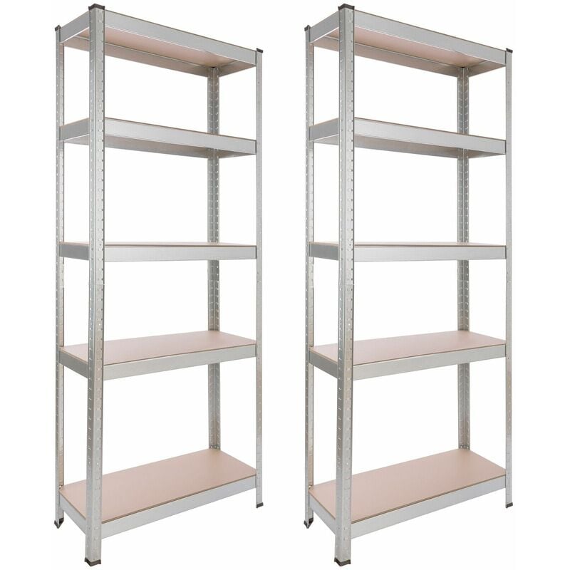 foto del prodotto arebos 2 x scaffale resistente scaffalature da officina scaffalature per cantina