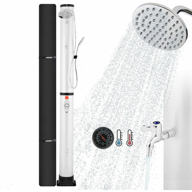 foto del prodotto arebos 40 l doccia solare doccia da piscina doccia da giardino doccia da campeg
