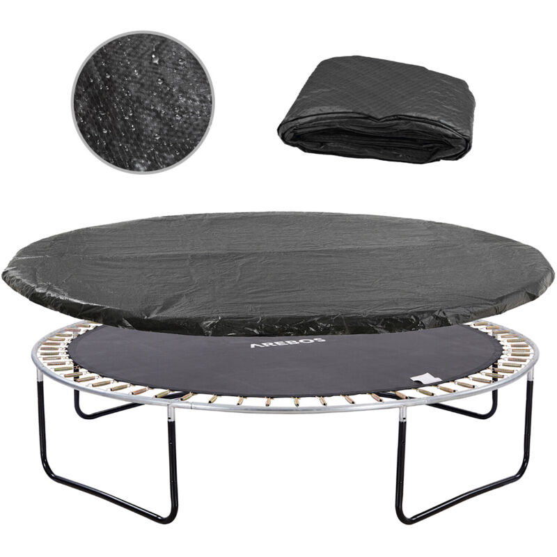 foto del prodotto arebos copertura per trampolino copertura antipioggia 430 cm