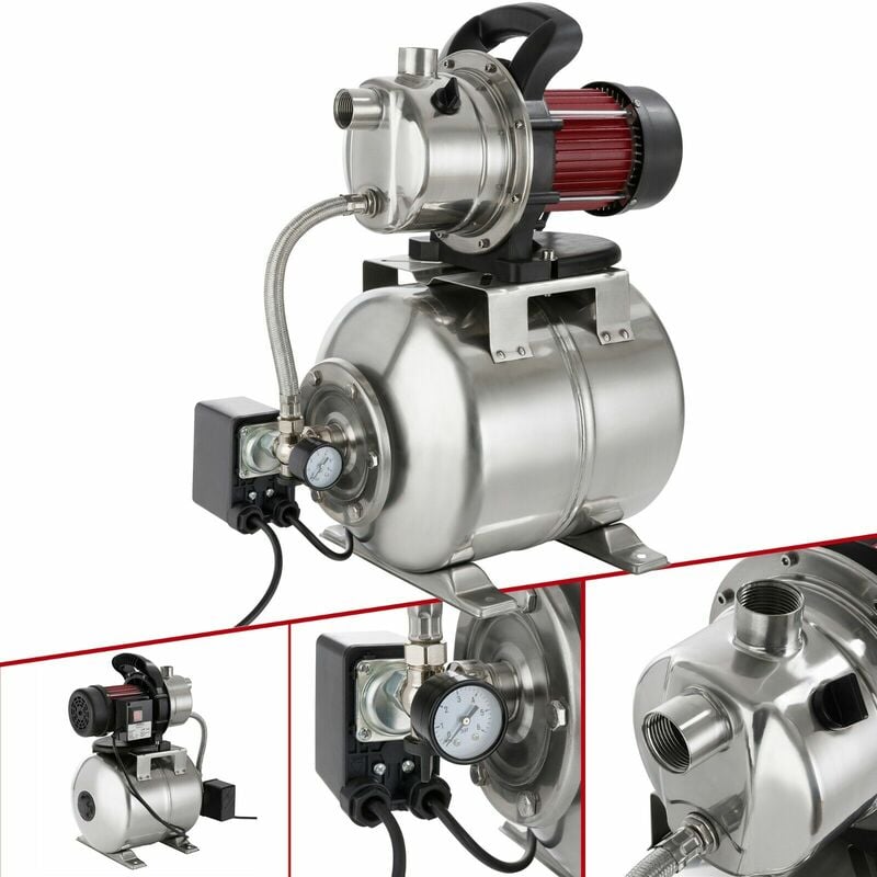 foto del prodotto arebos pompa d approvvigionamento d acqua domestico 1200 watt 3800 l ora