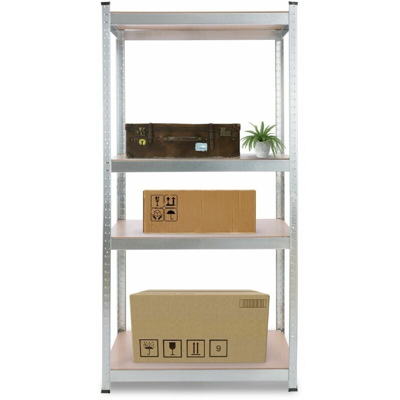 foto del prodotto arebos scaffalature pesanti scaffalature da officina scaffali da ufficio mdf