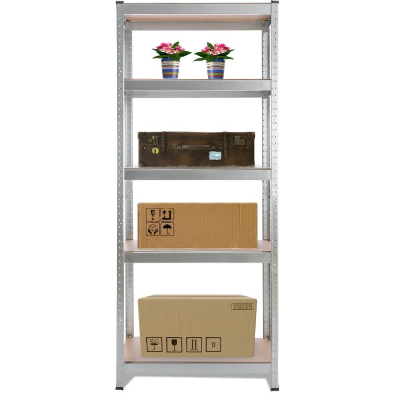 foto del prodotto arebos scaffalature pesanti scaffalature da officina scaffali da ufficio mdf