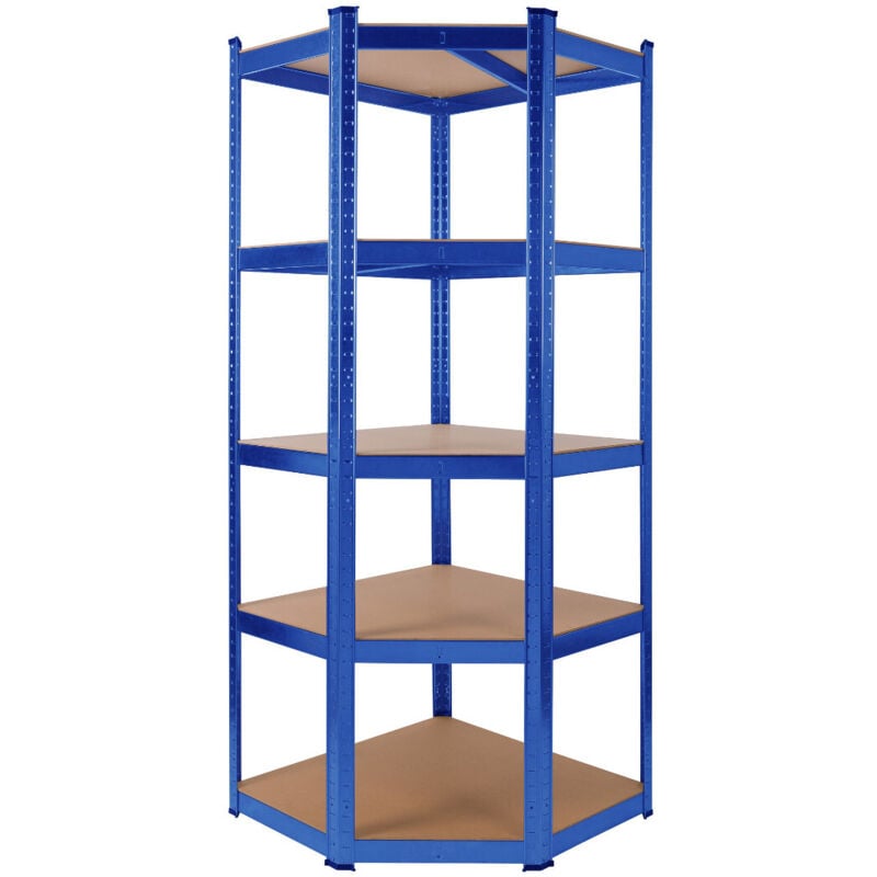 foto del prodotto arebos scaffale per carichi pesanti ripiano angolare 180 x 70 x 70 cm 875 kg
