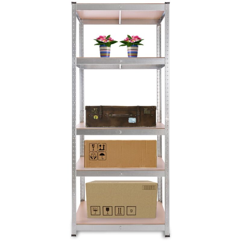foto del prodotto arebos scaffale resistente rack di stoccaggio mensola armadio di stoccaggio mdf