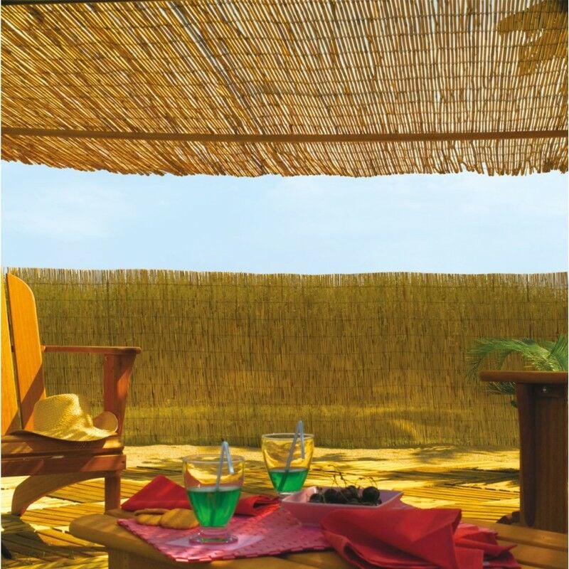 foto del prodotto arella canniccio bamboo naturale economy ombreggiante per recinzioni balconi terrazzi h m 2x5