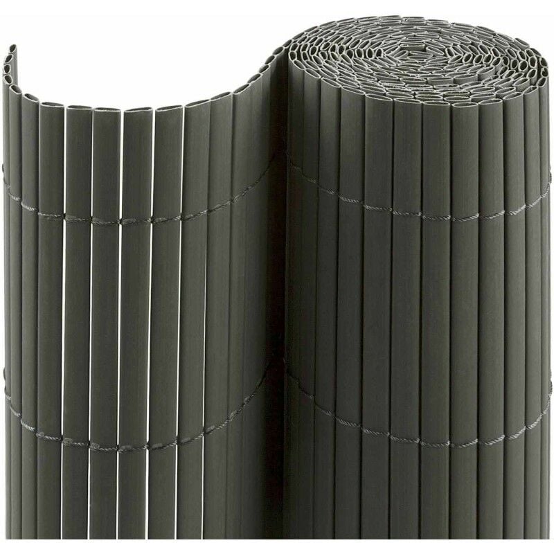 foto del prodotto arella canniccio pvc plastica ovale frangivista m 1x3 antracite