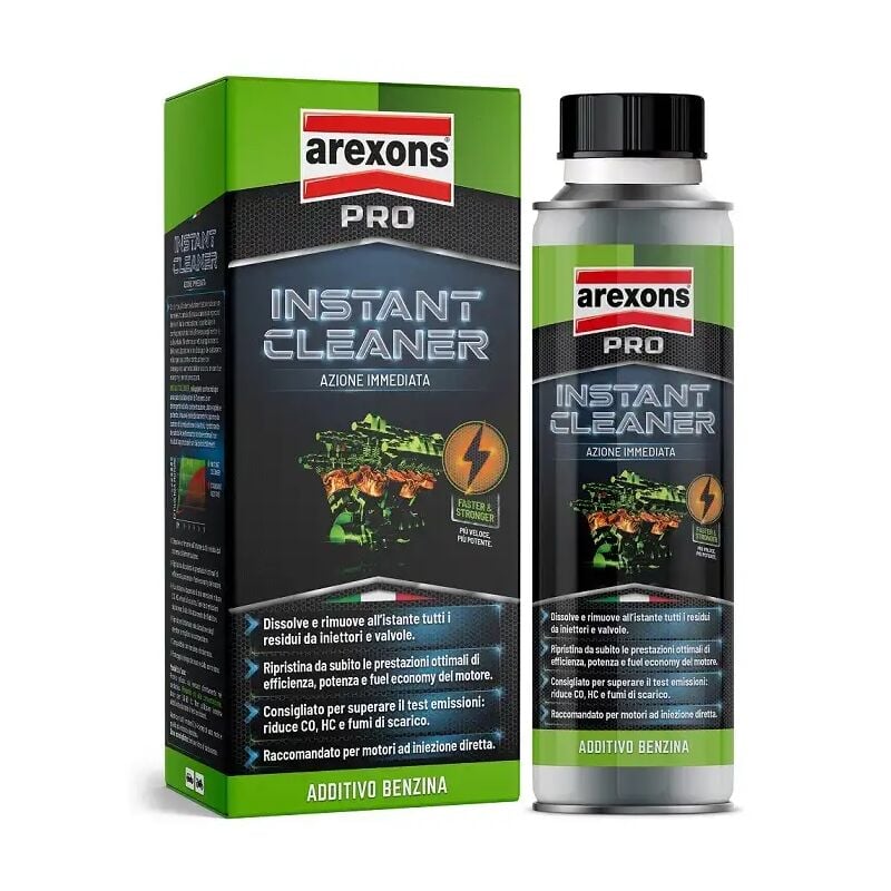 foto del prodotto arexons instant cleaner additivo benzina 325ml pulitore ultra concentrato per iniettori