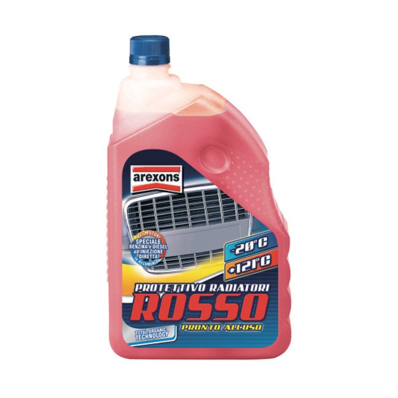 foto del prodotto arexons liquido protettivo antigelo per radiatori rosso lt.2