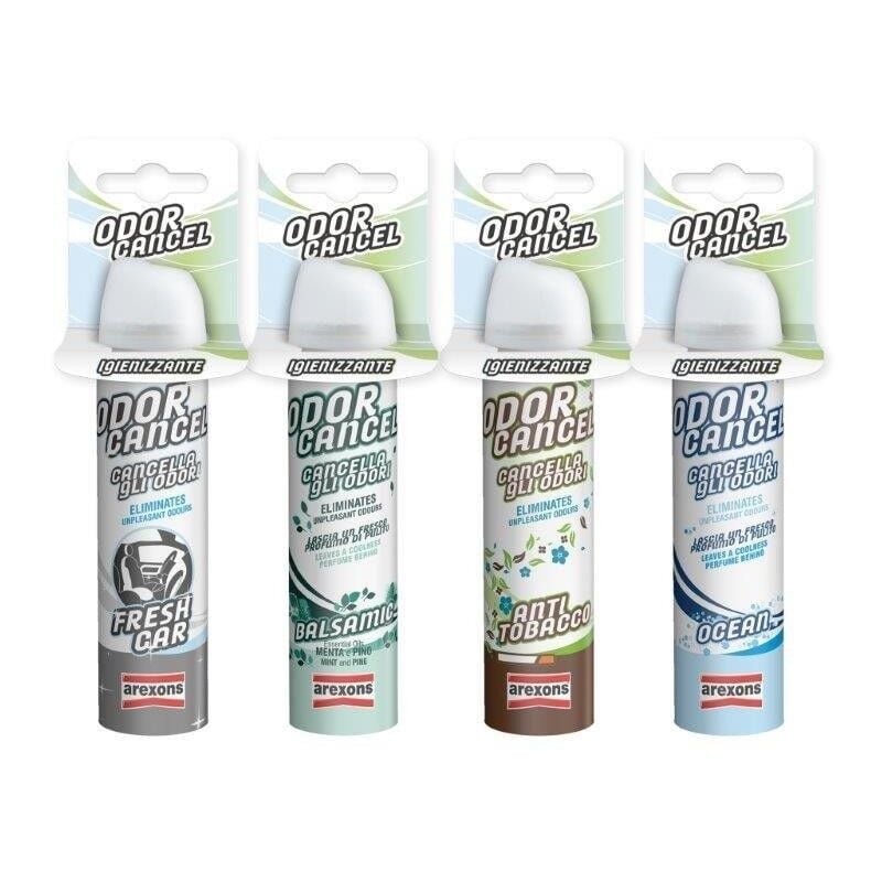 foto del prodotto arexons odor cancel elimina odori auto igienizza 75ml - ocean