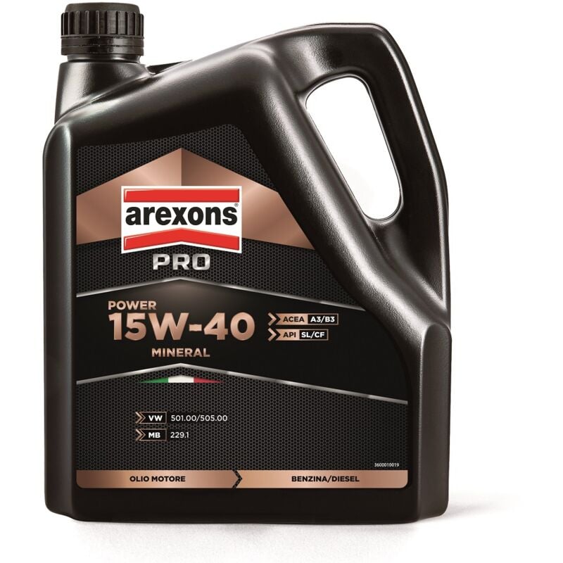 foto del prodotto arexons olio power 15w 40 mineral 4 lt