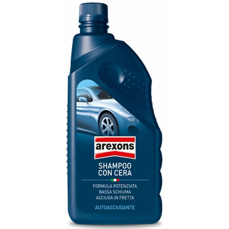 foto del prodotto arexons shampoo con cera autoasciugante auto moto lavaggio pulizia cura macchina
