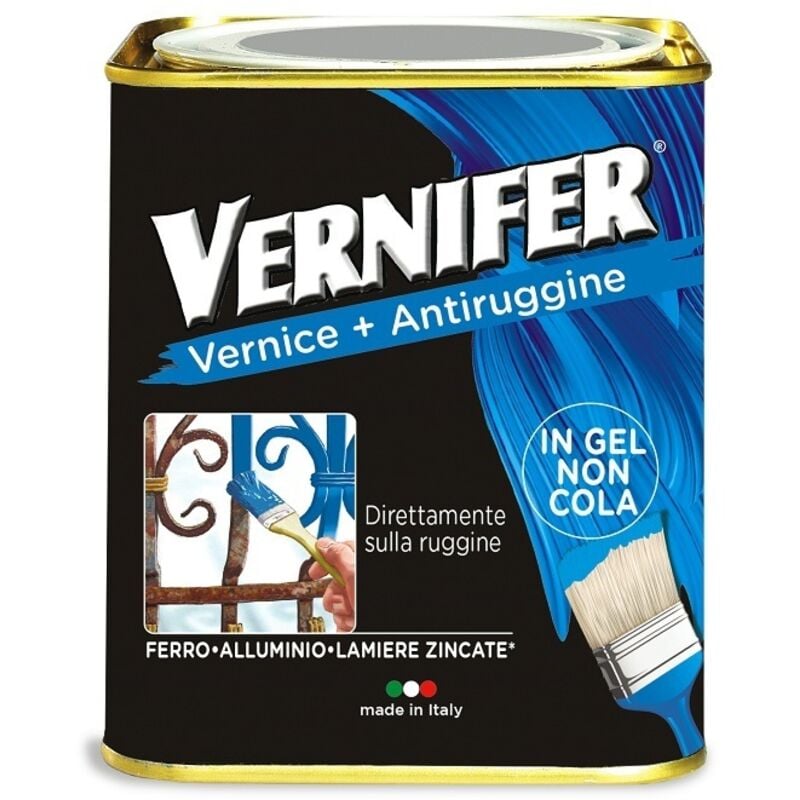 foto del prodotto arexons smalto vernifer vernice e antiruggine lt 2 antracite metallizzato