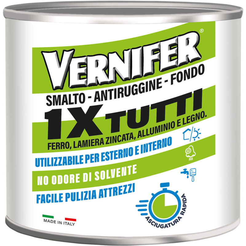 foto del prodotto arexons vernice antiruggine acrilica vernifer 1 x tutti ml. 500 grafite antic 4609 