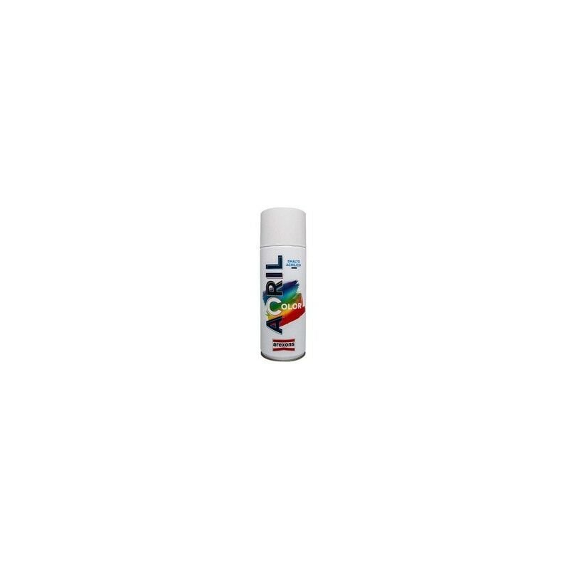 foto del prodotto arexons vernice spray ml.400 acrilcolor bianco lucido ral 9010 arexons 6 pz