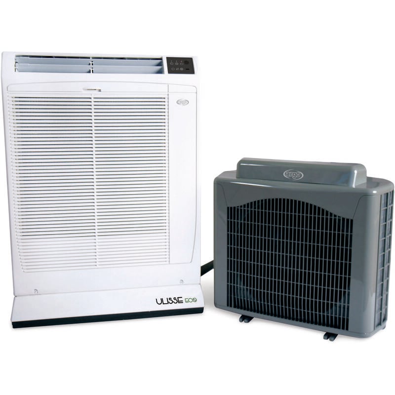 foto del prodotto argo ulisse 13 dci eco condizionatore d aria mobile inverter split, capacit di raffreddamento massima di 4,0kw per un massimo di 120m .