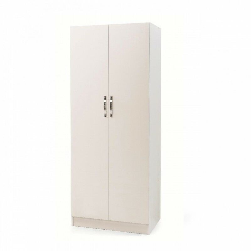 foto del prodotto argonauta armadio componibile per camera da letto 2 ante bianco cm 90x60xh 180