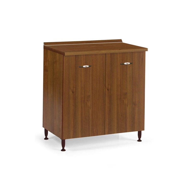 foto del prodotto argonauta base per cucina colore noce antico cm 80x50xh 85 con 2 ante
