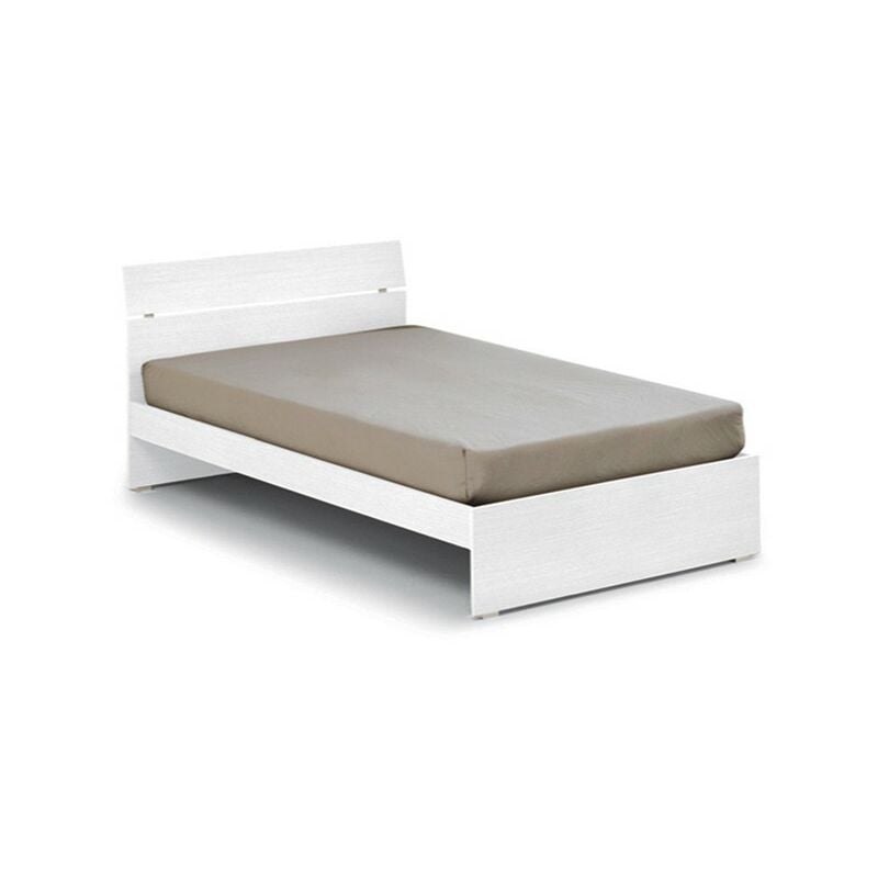 foto del prodotto argonauta letto matrimoniale per camera colore bianco frassinato cm 200x171xh 98